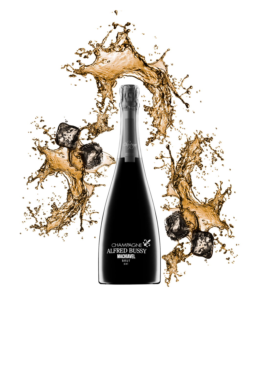 Champagne MACHIAVEL GOLD COLOR FINAL Ce champagne brut MACHIAVEL GOLD COLOR FINAL est extrêmement rare et exclusif. Il a bénéficié d'une production plus intime à hauteur de moins de 100 bouteilles par an. Il est composé à 100% de chardonnay et possède le label 